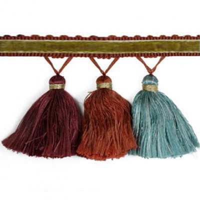 Фото Отделка для текстильных изделий - Тесьма - стиль Английский - Красная - Купить в Интернет-магазине