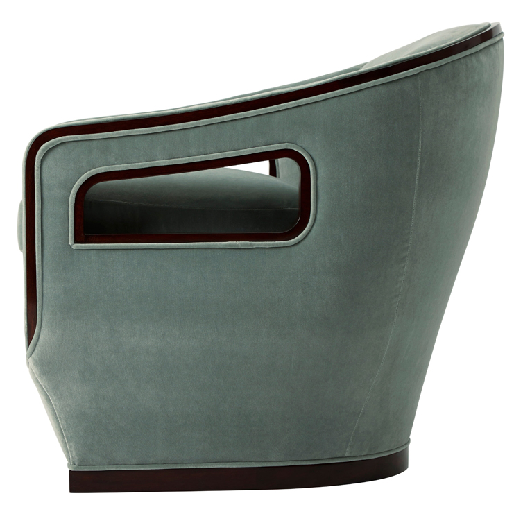 Фото Кресло обитое - стиль Ар-деко - Для гостиной - удобное кресло производства США - Theodore Alexander - Michael Berman Collection - Купить в Интернет-магазине Фото Кресло обитое - стиль Ар-деко - Для гостиной - удобное кресло производства США - Theodore Alexander - Michael Berman Collection - Купить в Интернет-магазине