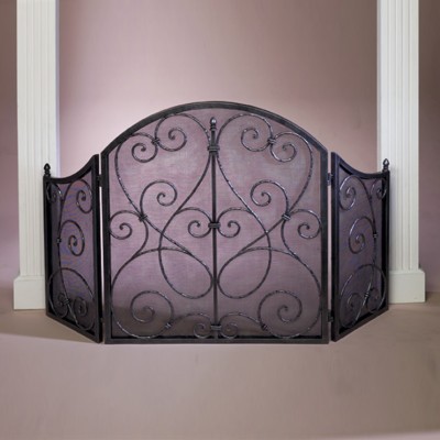 Фото Каминная решетка, аксессуар - стиль Классический - Металлическая - Купить в Интернет-магазине