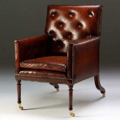 Фото Рабочее кресло - стиль Английская классика - Для кабинета - Купить в Интернет-магазине