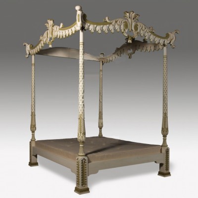 Фото Кровать - стиль Английская классика - Для спальни - Купить в Интернет-магазине