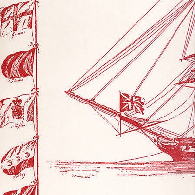 Фото Обои с рисунком - Крупный декор - стиль Английская классика - Кремовые - Купить в Интернет-магазине