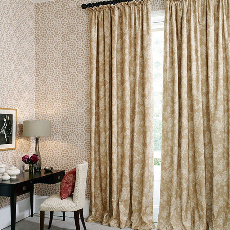 Фото Обои с рисунком - Орнамент - стиль Английская классика - Бежевые - Купить в Интернет-магазине