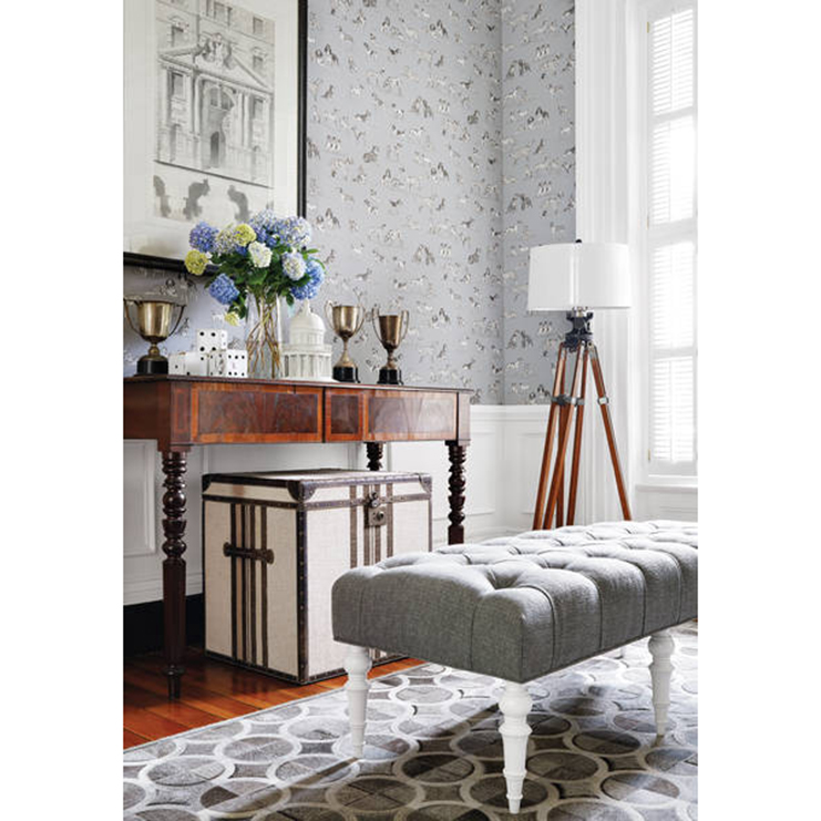 Фото Обои с рисунком - Крупный декор - стиль Американский - Бежевые - Купить в Интернет-магазине