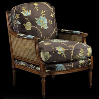 Фото Кресло на деревянной раме - стиль Английская классика - Для гостиной - Купить в Интернет-магазине