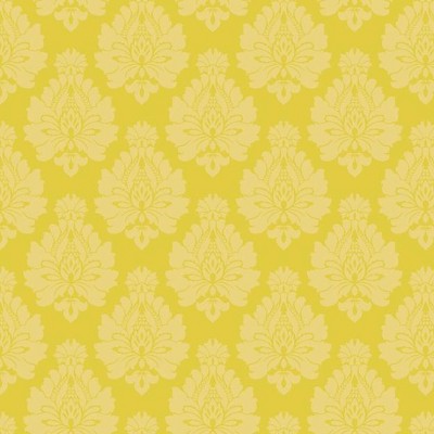 Фото Ткань портьерная с рисунком - Дамаск - стиль Английский - Желтый - Купить в Интернет-магазине