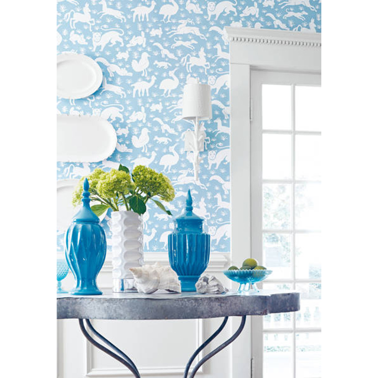 Фото Обои с рисунком - Анималистический принт - стиль Американский - Желтые - Купить в Интернет-магазине