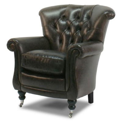 Фото Кресло обитое - стиль Английская классика - Для кабинета - удобное кресло производства США - Wade - Richmond Leather - Купить в Интернет-магазине