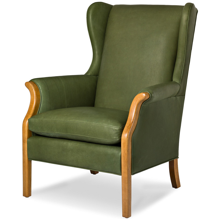 Фото Кресло на деревянной раме - стиль Американская классика - Для гостиной - Купить в Интернет-магазине Фото Кресло на деревянной раме - стиль Американская классика - Для гостиной - Купить в Интернет-магазине