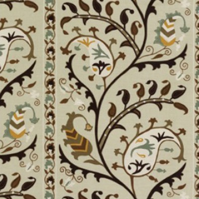 Фото Ткань портьерная с рисунком - Пейсли - стиль Английский - Купить в Интернет-магазине