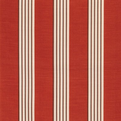 Фото Ткань портьерная с рисунком - Полоски - стиль Английский - Красные - Купить в Интернет-магазине