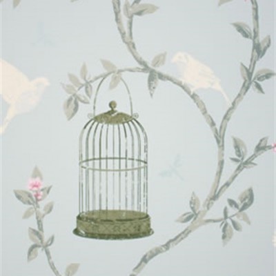 Фото Обои с рисунком - Крупный декор - стиль Современных дизайнеров - Голубы - Купить в Интернет-магазине