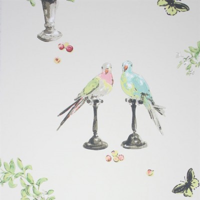 Фото Обои с рисунком - Крупный декор - стиль Современных дизайнеров - Светло-серые - Купить в Интернет-магазине