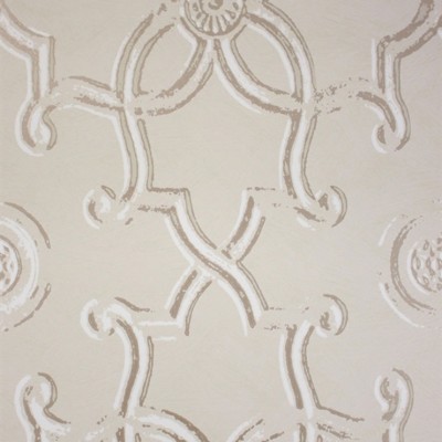 Фото Обои с рисунком - Орнамент - стиль Современных дизайнеров - Светло-коричневые - Купить в Интернет-магазине