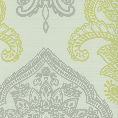 Фото Обои с рисунком - Дамаск - стиль Современных дизайнеров - Бирюзовые - Купить в Интернет-магазине