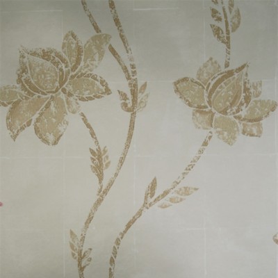 Фото Обои с рисунком - Цветы - стиль Современных дизайнеров - Серые - Купить в Интернет-магазине