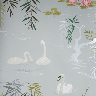 Фото Обои с рисунком - Крупный декор - стиль Современных дизайнеров - Серые - Купить в Интернет-магазине