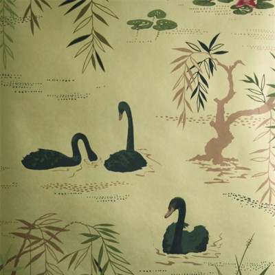 Фото Обои с рисунком - Крупный декор - стиль Современных дизайнеров - Зеленые - Купить в Интернет-магазине