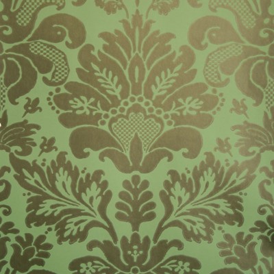 Фото Обои с рисунком - Дамаск - стиль Современных дизайнеров - Зеленые - Купить в Интернет-магазине