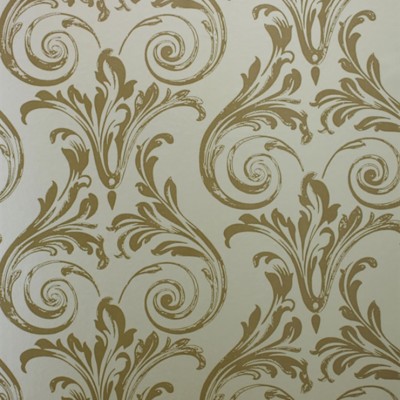 Фото Обои с рисунком - Дамаск - стиль Современных дизайнеров - Серые - Купить в Интернет-магазине