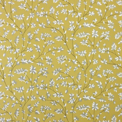 Фото Обои с рисунком - Растение - стиль Современных дизайнеров - Желтые - Купить в Интернет-магазине