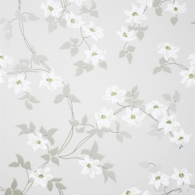 Фото Обои с рисунком - Цветы - стиль Современных дизайнеров - Светло-серые - Купить в Интернет-магазине
