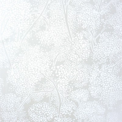 Фото Обои с рисунком - Растение - стиль Современных дизайнеров - Серебристые - Купить в Интернет-магазине