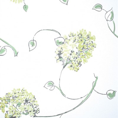 Фото Обои с рисунком - Цветы - стиль Современных дизайнеров - Белые - Купить в Интернет-магазине