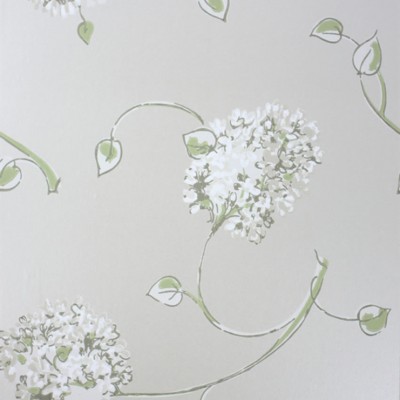 Фото Обои с рисунком - Цветы - стиль Современных дизайнеров - Серые - Купить в Интернет-магазине