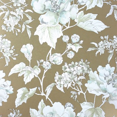 Фото Обои с рисунком - Цветы - стиль Современных дизайнеров - Коричневые - Купить в Интернет-магазине