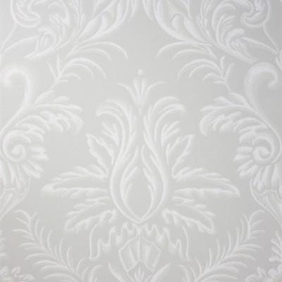 Фото Обои с рисунком - Дамаск - стиль Современных дизайнеров - Светло-серые - Купить в Интернет-магазине