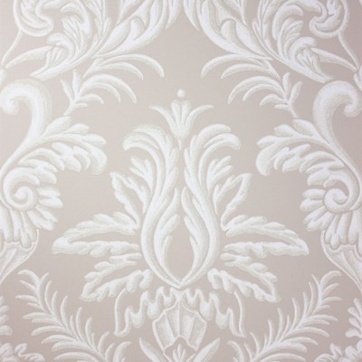 Фото Обои с рисунком - Дамаск - стиль Современных дизайнеров - Светло-коричневые - Купить в Интернет-магазине