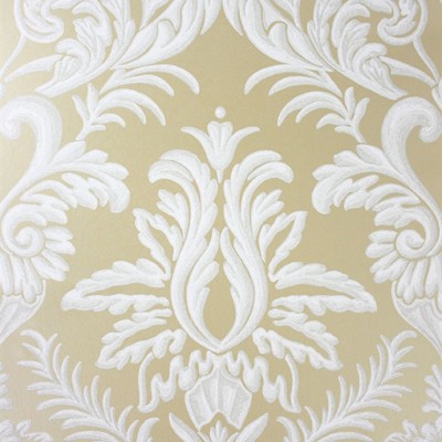 Фото Обои с рисунком - Дамаск - стиль Современных дизайнеров - Бежевые - Купить в Интернет-магазине