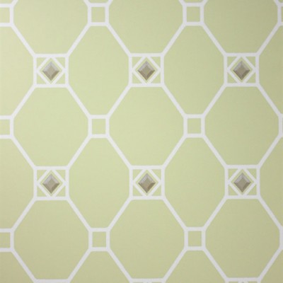 Фото Обои с рисунком - Орнамент - стиль Современных дизайнеров - Зеленые - Купить в Интернет-магазине