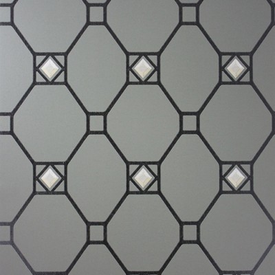 Фото Обои с рисунком - Орнамент - стиль Современных дизайнеров - Серые - Купить в Интернет-магазине