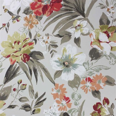 Фото Обои с рисунком - Цветы - стиль Современных дизайнеров - Серые - Купить в Интернет-магазине