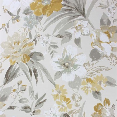 Фото Обои с рисунком - Цветы - стиль Современных дизайнеров - Серые - Купить в Интернет-магазине