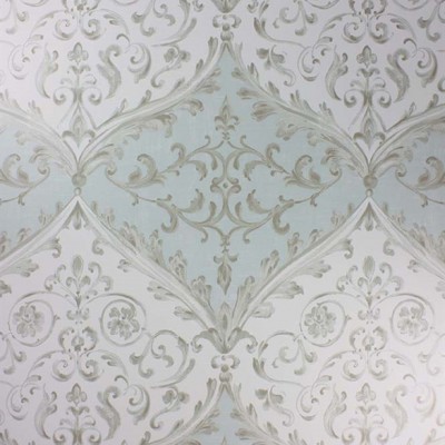 Фото Обои с рисунком - Дамаск - стиль Современных дизайнеров - Белые - Купить в Интернет-магазине
