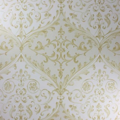 Фото Обои с рисунком - Дамаск - стиль Современных дизайнеров - Белые - Купить в Интернет-магазине