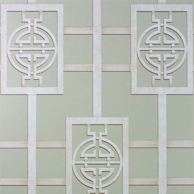 Фото Обои с рисунком - Орнамент - стиль Современных дизайнеров - Зеленые - Купить в Интернет-магазине