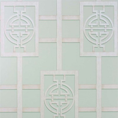 Фото Обои с рисунком - Орнамент - стиль Современных дизайнеров - Бирюзовые - Купить в Интернет-магазине