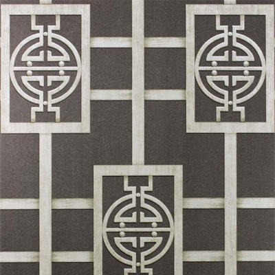 Фото Обои с рисунком - Орнамент - стиль Современных дизайнеров - Серые - Купить в Интернет-магазине