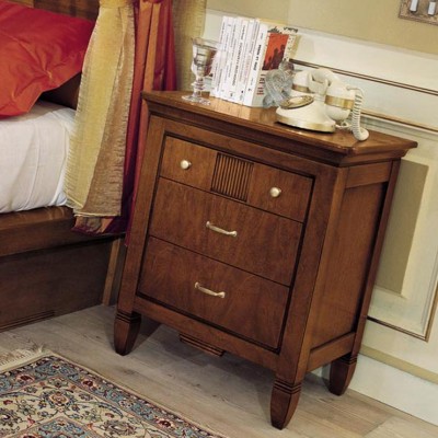 Фото Тумба прикроватная - стиль Европейская эклектика - Для спальни - Купить в Интернет-магазине