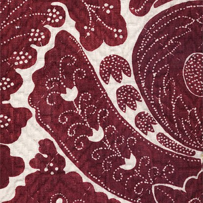 Фото Ткань портьерная с рисунком - Дамаск - стиль Английский - Малиновый - Купить в Интернет-магазине
