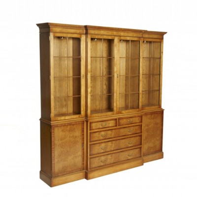 Фото Шкаф книжный/библиотека - стиль Английская классика - Для кабинета - Купить в Интернет-магазине