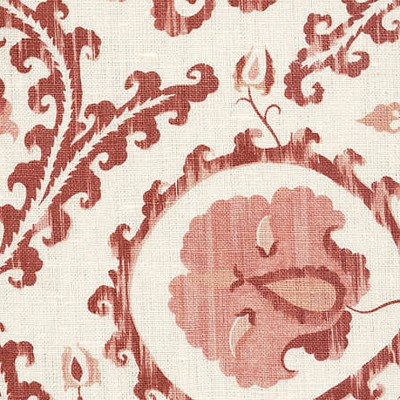 Фото Ткань портьерная с рисунком - Орнамент - стиль Английский - Белый - Купить в Интернет-магазине