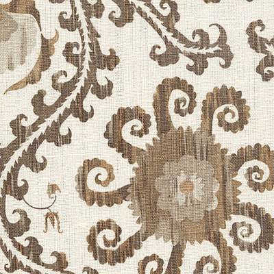 Фото Ткань портьерная с рисунком - Орнамент - стиль Английский - Белый - Купить в Интернет-магазине