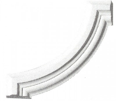 Фото Угловой элемент гипсовый - стиль Английский - Купить в Интернет-магазине