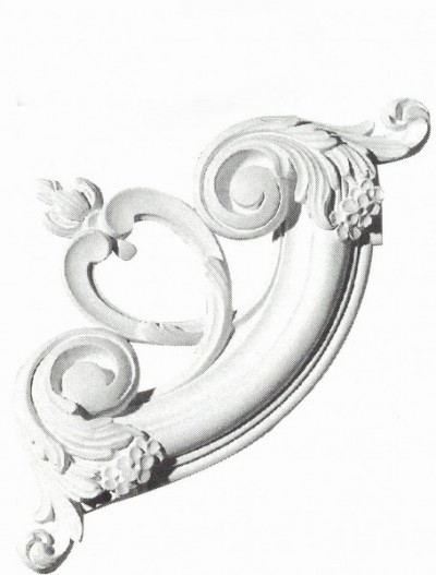 Фото Угловой элемент гипсовый - стиль Английский - Купить в Интернет-магазине