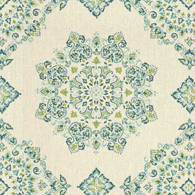 Фото Ткань портьерная с рисунком - Орнамент - стиль Английский - Кремовый - Купить в Интернет-магазине